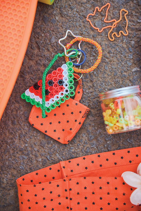 Porte-clés - Cabas Orange Vif - Image principale