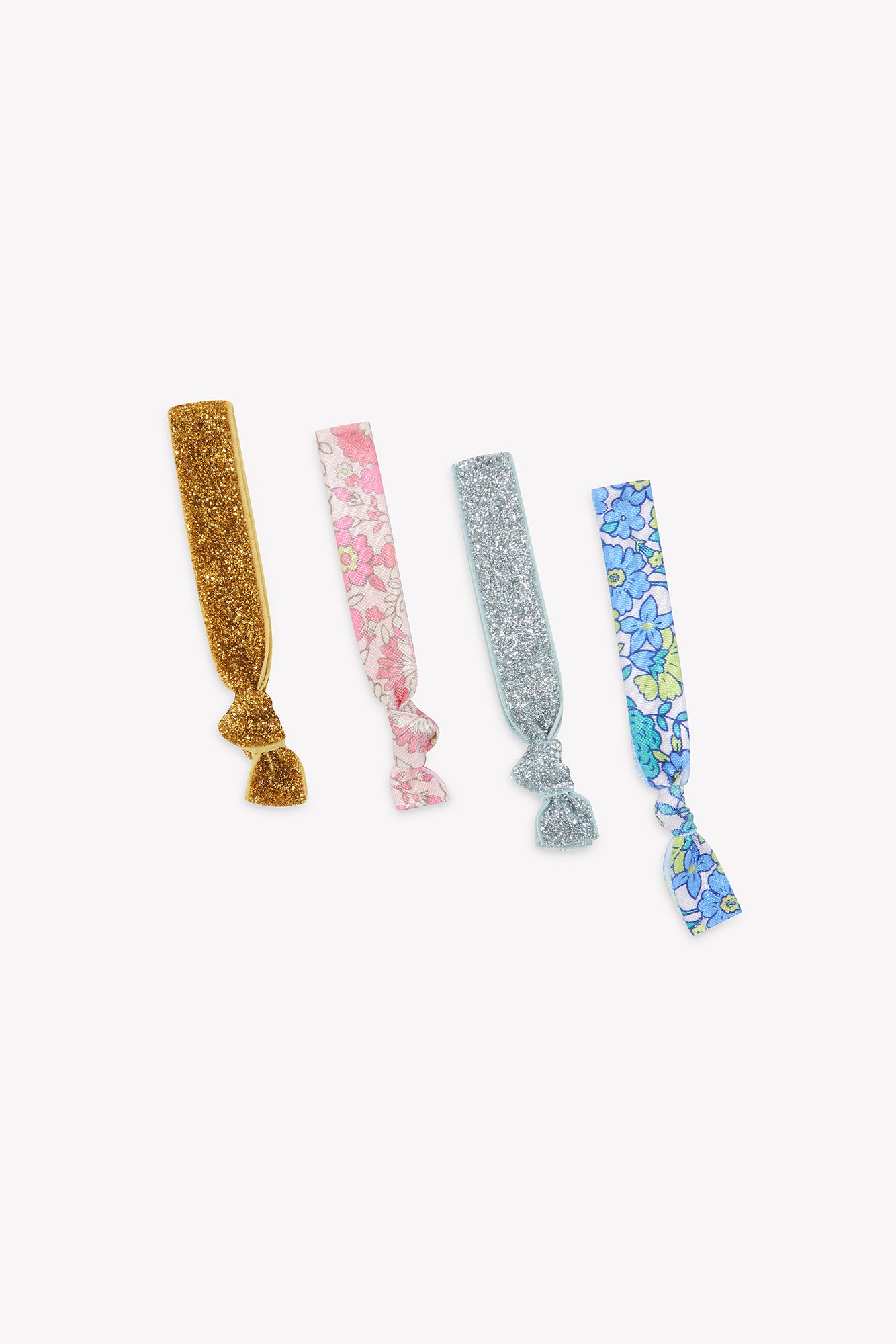 Elastics - Glitter flowers