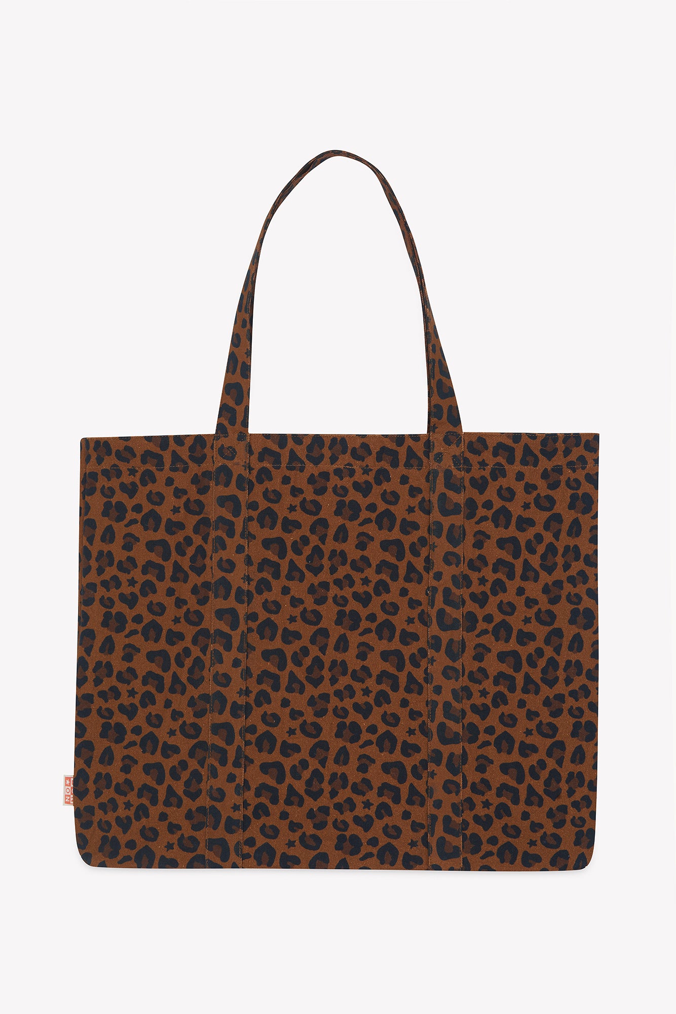 Medium shopping bag - Print Bonton leopard