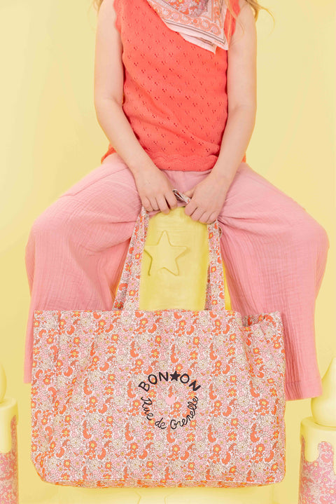 Cabas - Beth Fleur Vintage Rose - Image principale