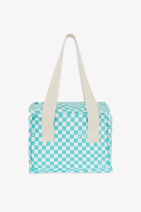Lunch bag - Damier bleu vintage - Image principale