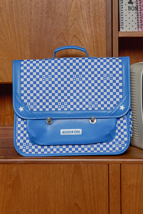 Schoolbag - Blue Checkerboard - Image principale