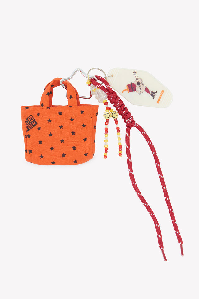 Key ring - Grigri Tote bag Bright Orange - Image principale