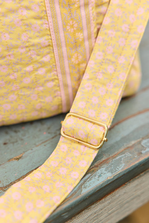 Sac à langer - Foulfleurs Jaune - Image principale