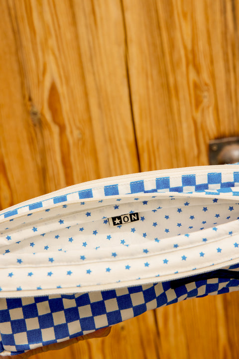 Trousse - Damier Bleu - Image principale