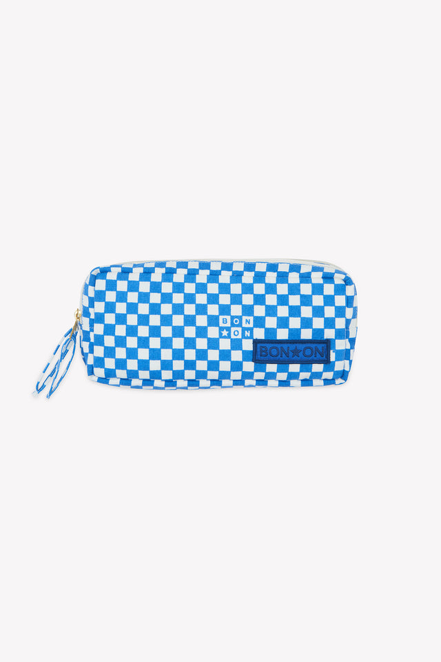 Trousse - Damier Bleu - Image principale