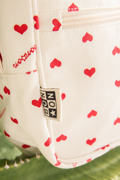 Trousse de toilette - Cœurs rouges - Image principale