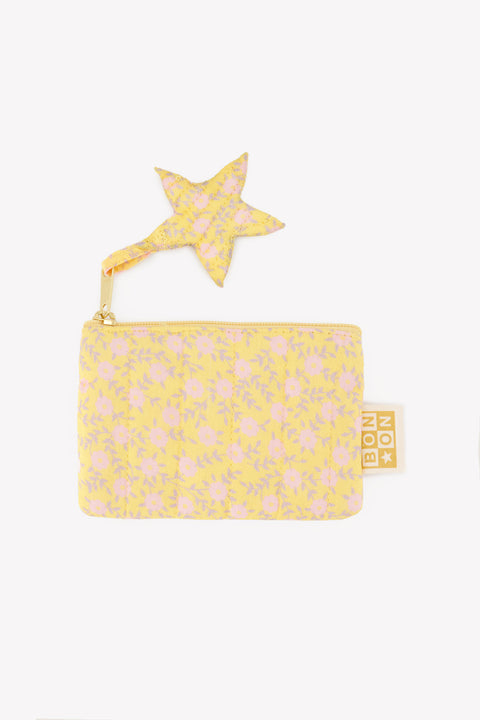 Mini pochette - Ivy Foulfleurs Jaune - Image principale