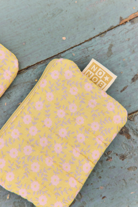 Mini pochette - Ivy Foulfleurs Jaune - Image principale