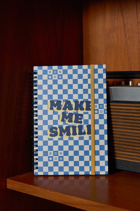 Notebook - Make Me Smile Checkerboard - Image principale
