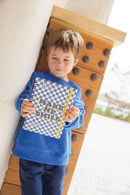 Notebook - Make Me Smile Checkerboard