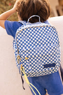 Sac à dos - Damier Bleu