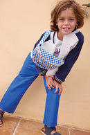 Banane - Damier bleu