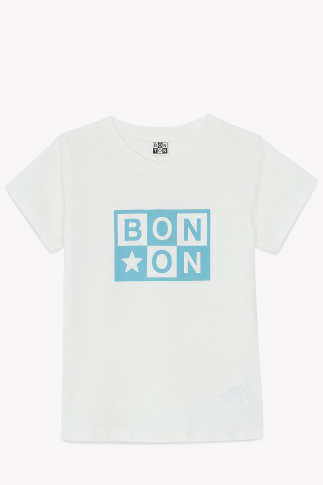 T-shirt - Tubo blanc hamac logo bonton - Image principale