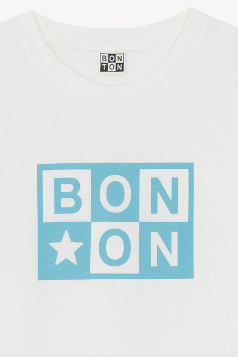 T-shirt - Tubo blanc hamac logo bonton - Image principale