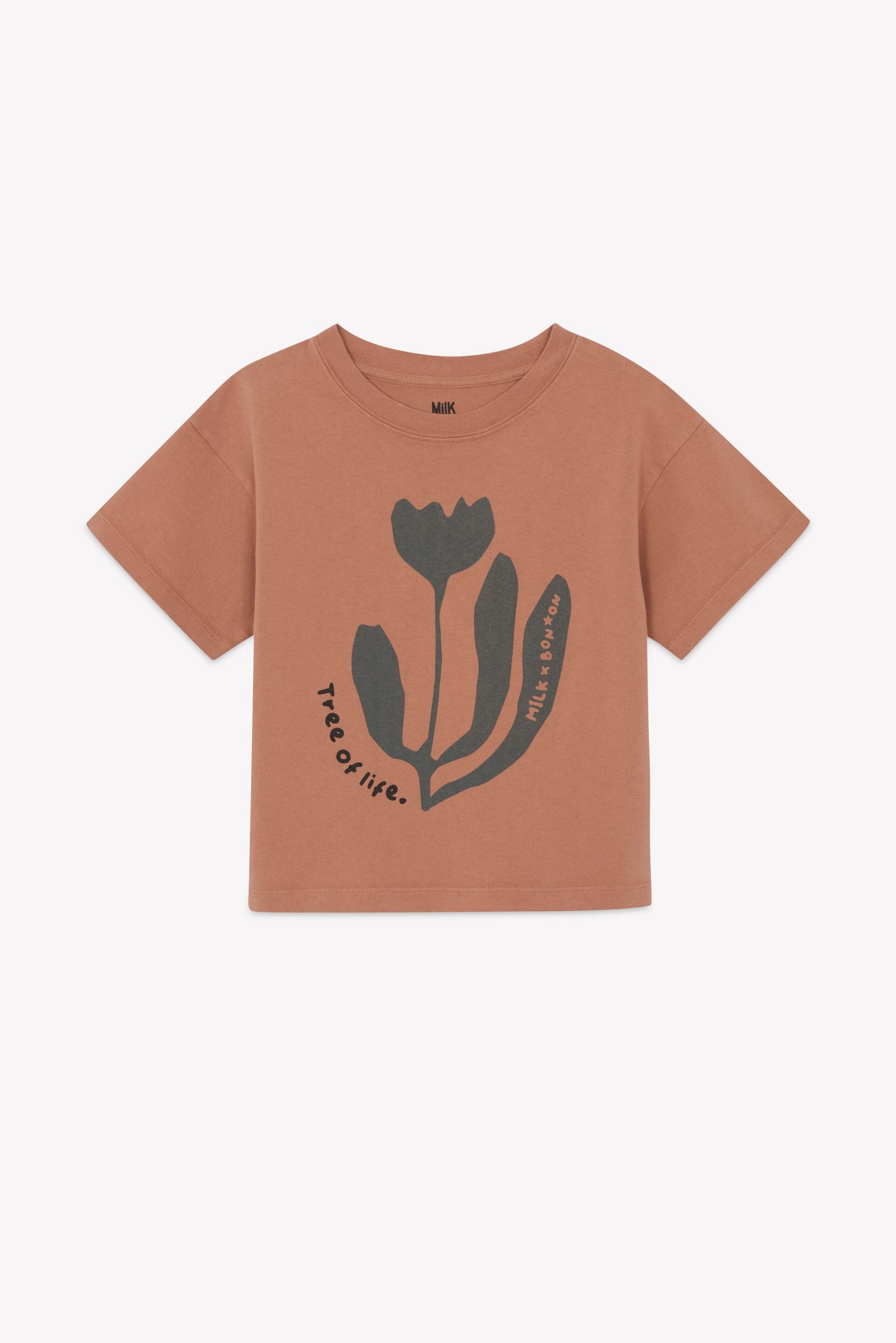 T -shirt - Capucine Cachou Bonton X Milk