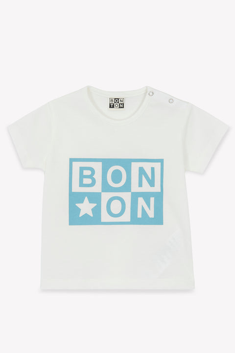 T-shirt - Tuba blanc hamac logo Bonton - Image principale