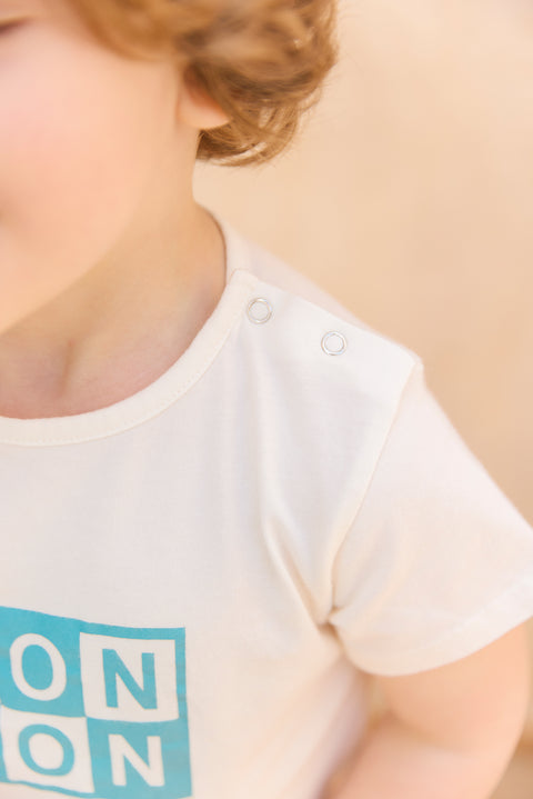 T-shirt - Tuba blanc hamac logo Bonton - Image principale