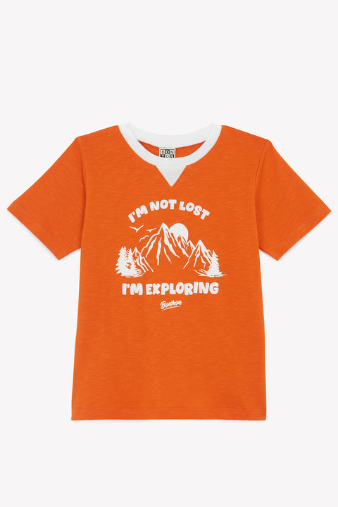 T-shirt - Lodestie orange juice imprimé - Image principale