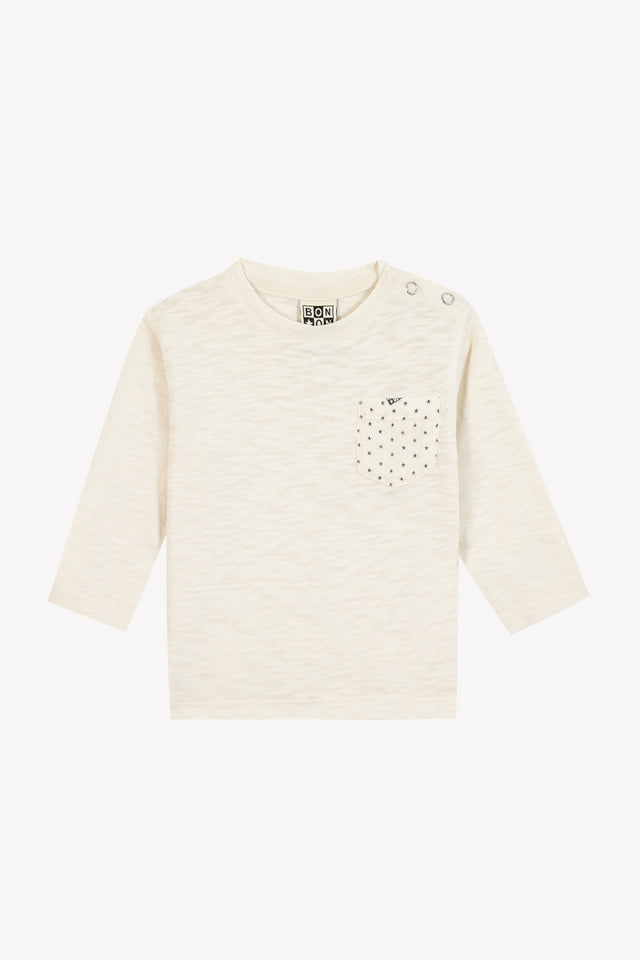 T-shirt - Lexie ecru Bonton - Image principale