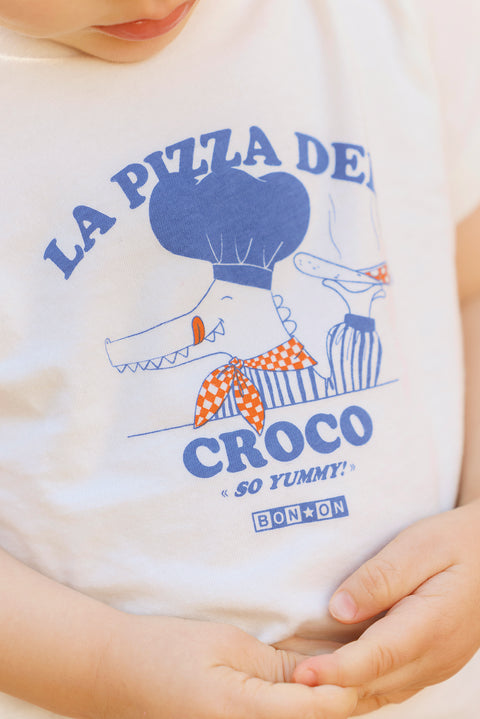 T-shirt - Tuba pizza écru - Image principale