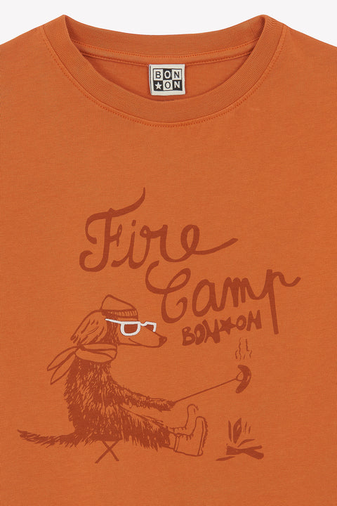 T-shirt - Tubo sausage imprimé "Fire Camp" - Image principale