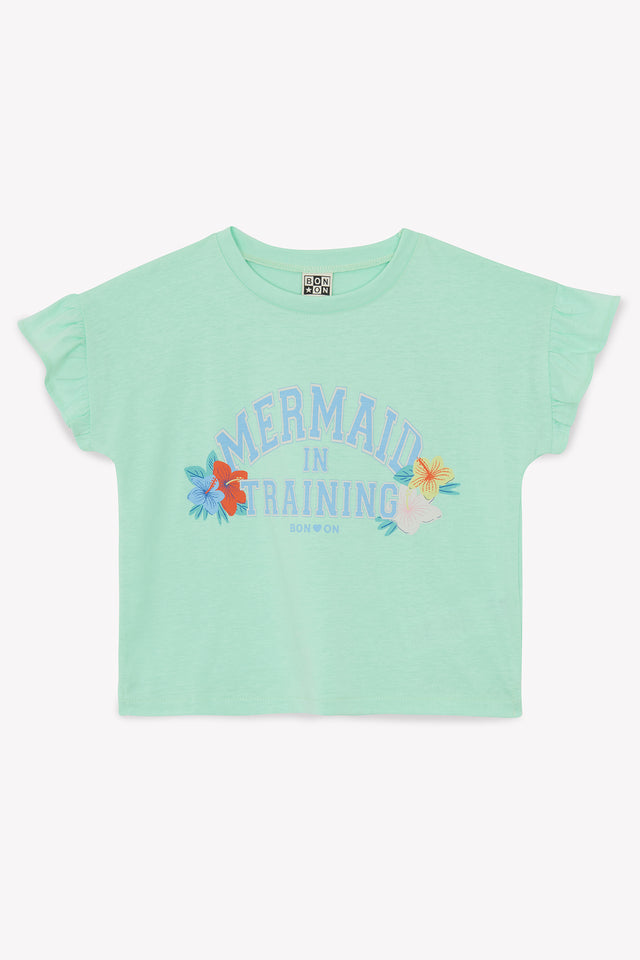 T-shirt - Water mint Lolita Illustration “Mermaid” - Image principale