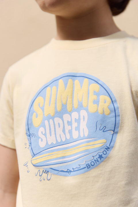 T-shirt - Tubo limonade imprimé "Summer Surfer" - Image principale