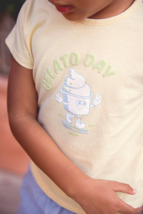 T-shirt - Tuba gelato lemonade Illustration “Gelato Day” - Image principale