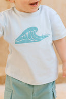 T-shirt - Livio wave bleu dodo