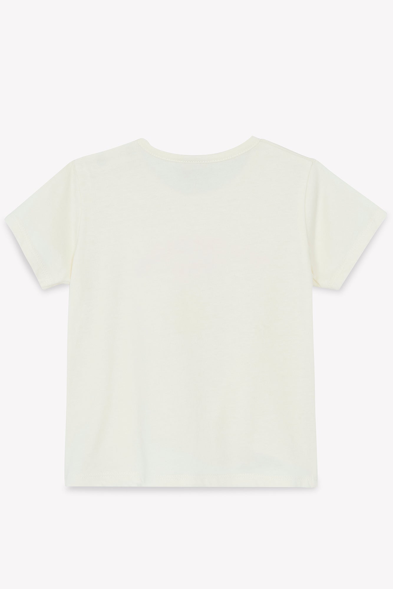 T-shirt - Tuba lemon day écru Bonton