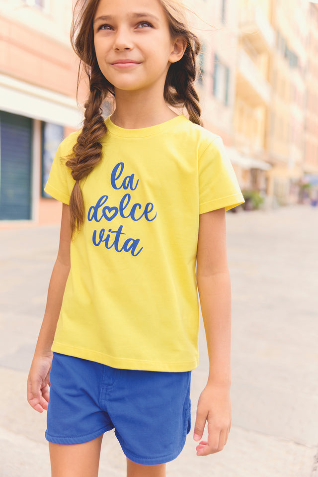 T-shirt - Tubo citron illustration "La Dolce Vita" - Image principale