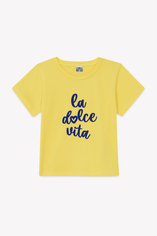 T-shirt - Tubo lemon Illustration “La Dolce Vita” - Image principale