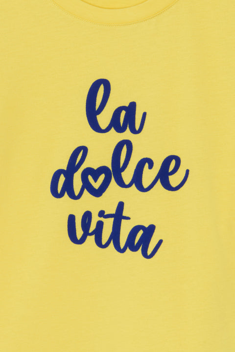 T-shirt - Tubo citron illustration "La Dolce Vita" - Image principale