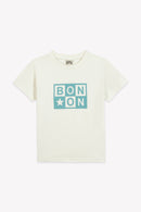 T-shirt - Tubu écru logo