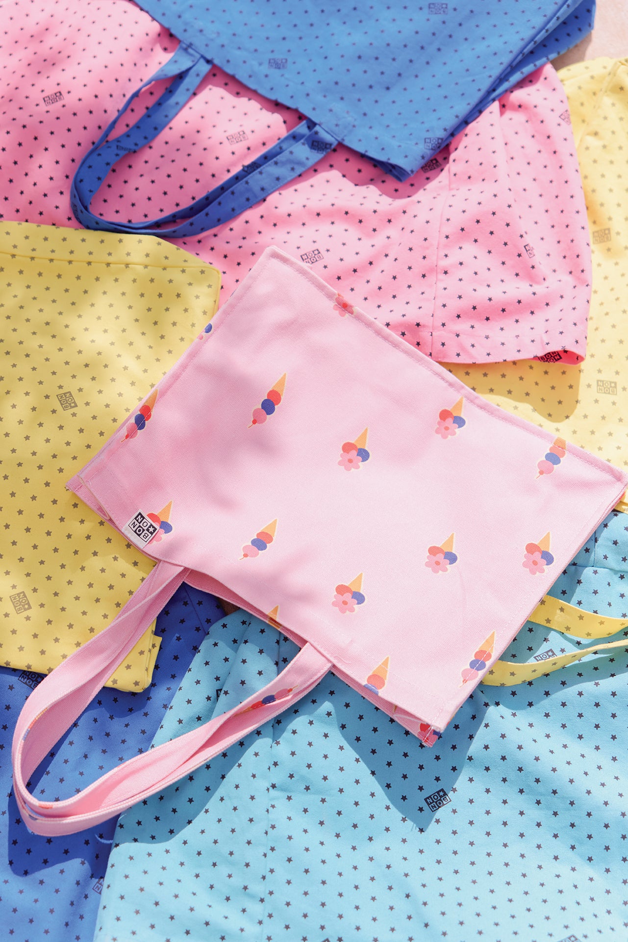 Medium shopping bag - Pink Gelato