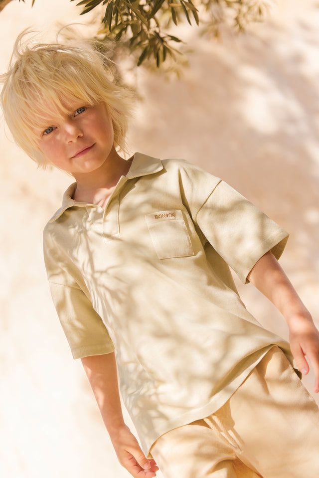 Polo shirt - Livio panna cotta - Image principale