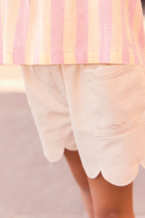 Short - LASSI ecru bonton - Image principale