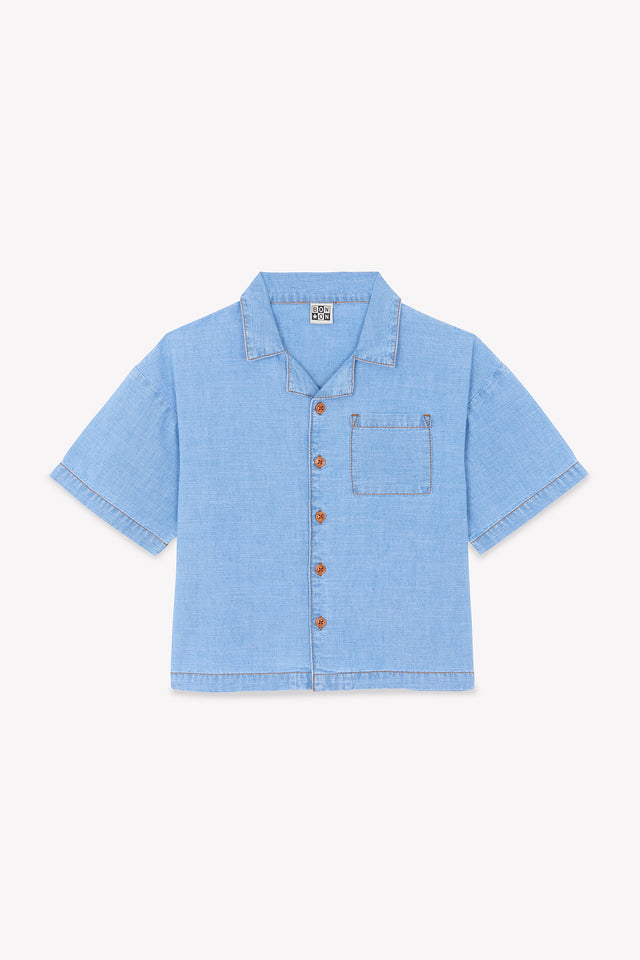 Chemise - Las Vegas chambray clair - Image principale