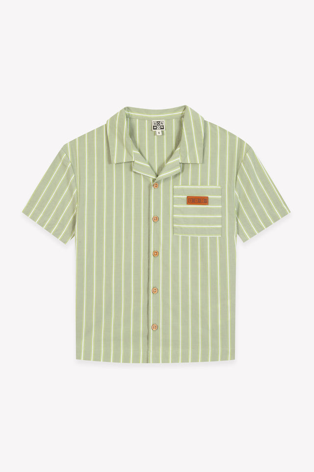 Chemise - Las Vegas rayures kaki kayak - Image principale