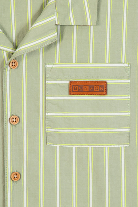 Shirt - Las Vegas stripes khaki kayak - Image principale