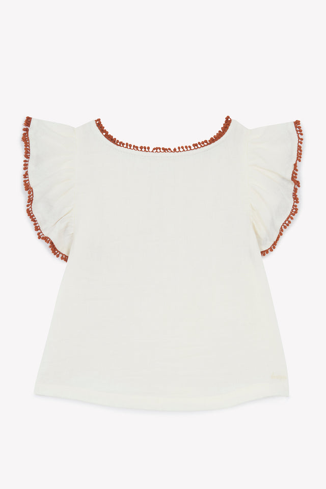 T-shirt - Lolita ecru bonton - Image principale