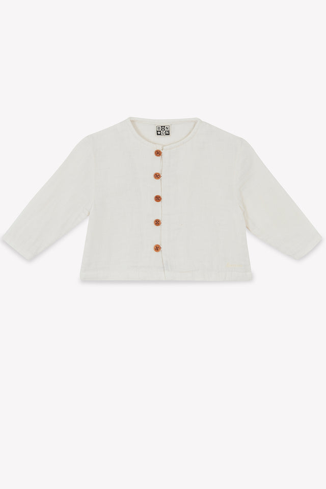 Chemise - Linde écru bonton - Image principale