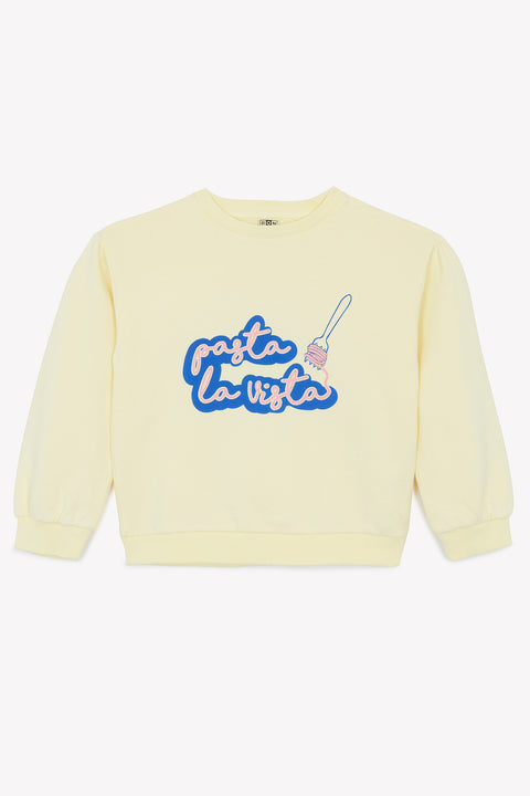 Sweatshirt - Lys Limoncello Illustration "Pasta" - Image principale