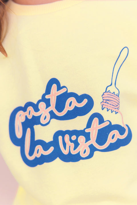 Sweatshirt - Lys Limoncello Illustration "Pasta" - Image principale