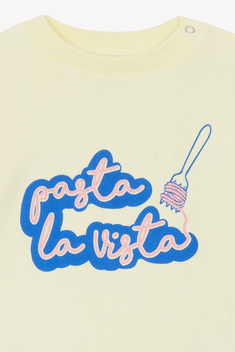 Sweat - Lys limoncello illustration "Pasta" - Image principale