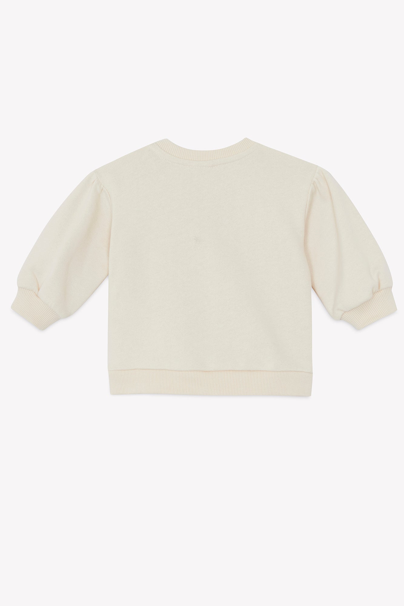 Sweat - Lys écru bonton illustration "Limone"
