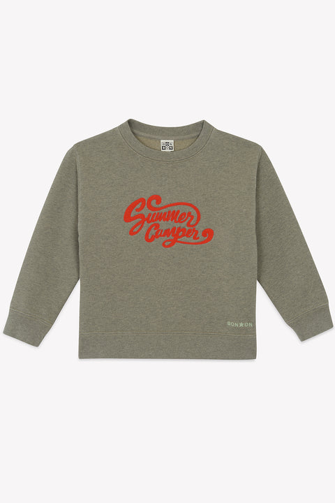 Sweat - Smile kaki kayak illustration "Summer Camper" - Image principale