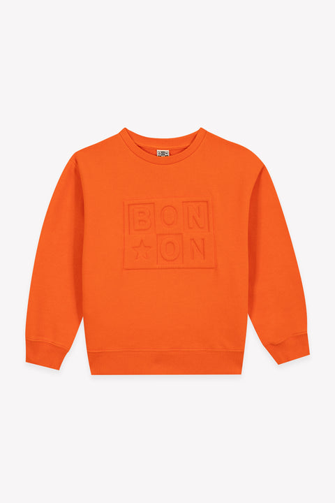 Sweat - Smile orange juice logo Bonton - Image principale