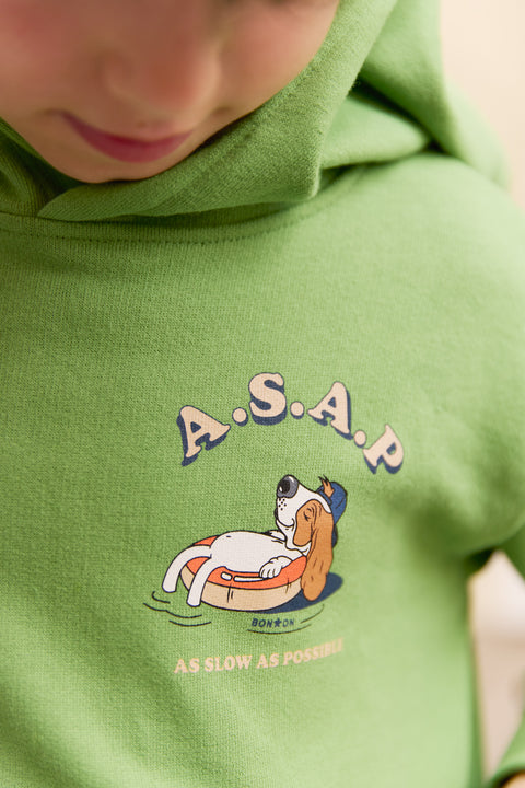 Sweat - Lennon vert smith illustration chien - Image principale